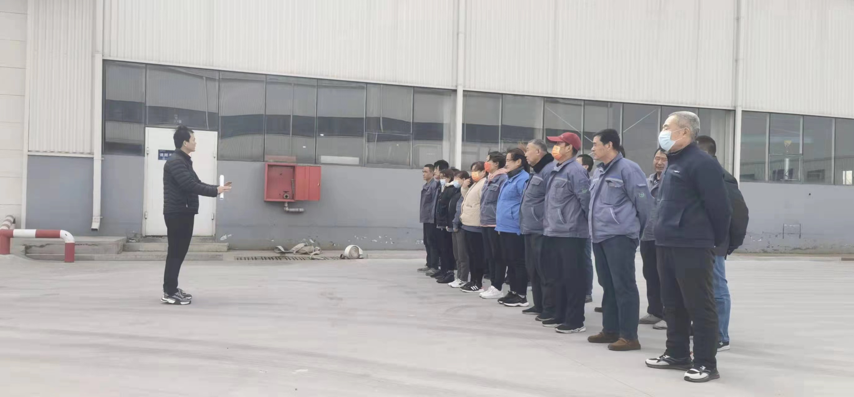 開展消防演練，提升員工應急能力(圖1)